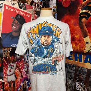 Vintage 90s St. Louis Blues NHL T Shirt Tony Twist Shirt Xplosion Tee Sz XL